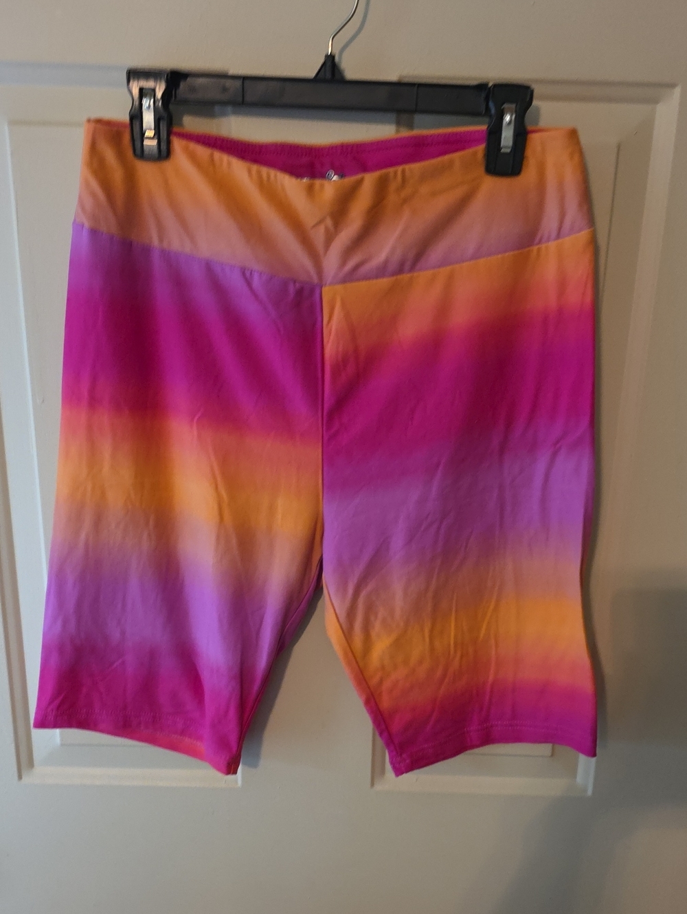 Terra & Sky Pink and Orange Ombre Bike Shorts